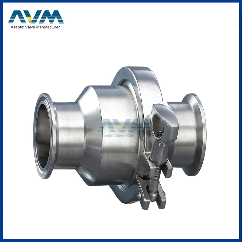 SS304 Stainless Steel Sanitary Check Valve with Spring Union Type