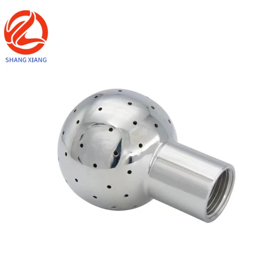 Sanitary Food Grade DIN Welding/Bolt/Quick Fixed Cleaning Ball