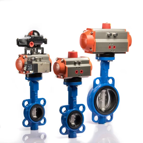 Q681f 2/2 Way Stainless Steel Sanitary Clamp Pneumatic Ball Valve Fluid Flow Control Valve