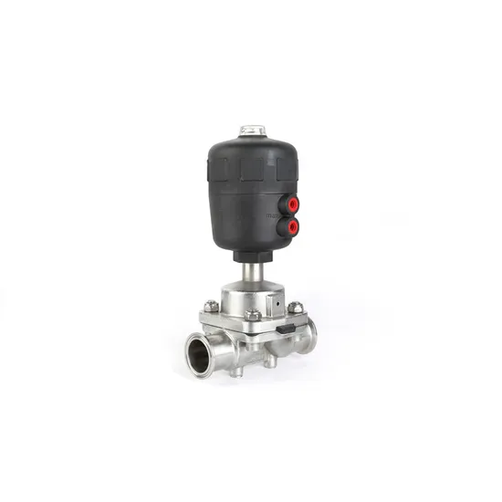 Sanitary Manual Clamped Stainless Steel Pneumatic Vacuum Diaphragm Valve