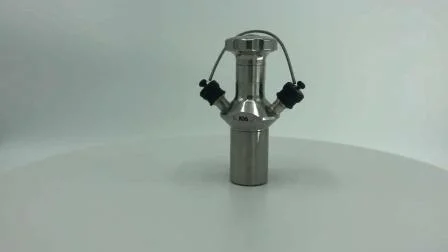 ISO90001 Donjoy Hygienic Stainless Steel Sampling Valve with Elliptic Type Handle